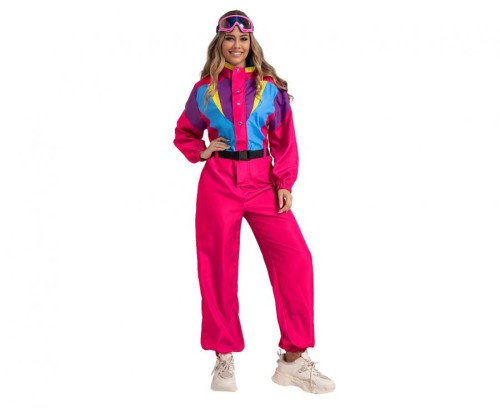 Strój Narciarza dla Dorosłych M – Kombinezon, Gogle i Pasek