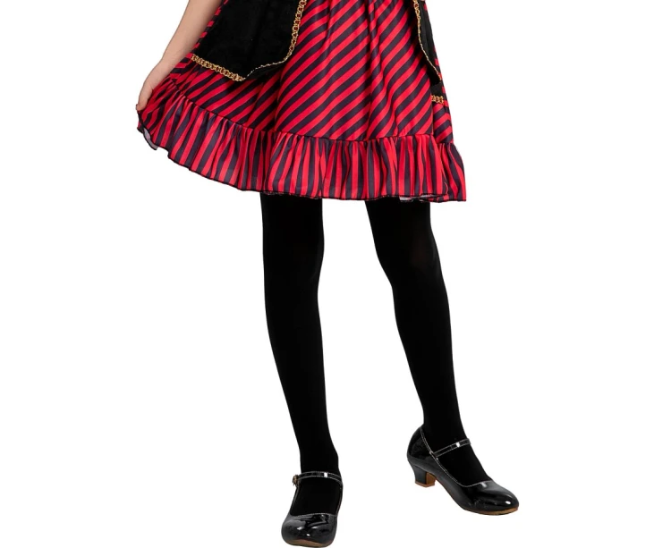 Strój Piratki dla Dziewczynki 110/120 cm – Sukienka, Kapelusz, Pasek