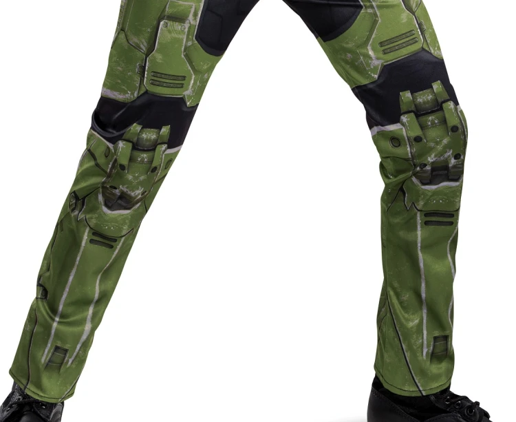 Strój Master Chief Halo dla Chłopca 7-8 lat z Półotwartym Hełmem