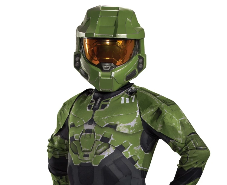 Kostium Master Chief Halo dla Chłopca 7-8 lat z Pełnym Hełmem