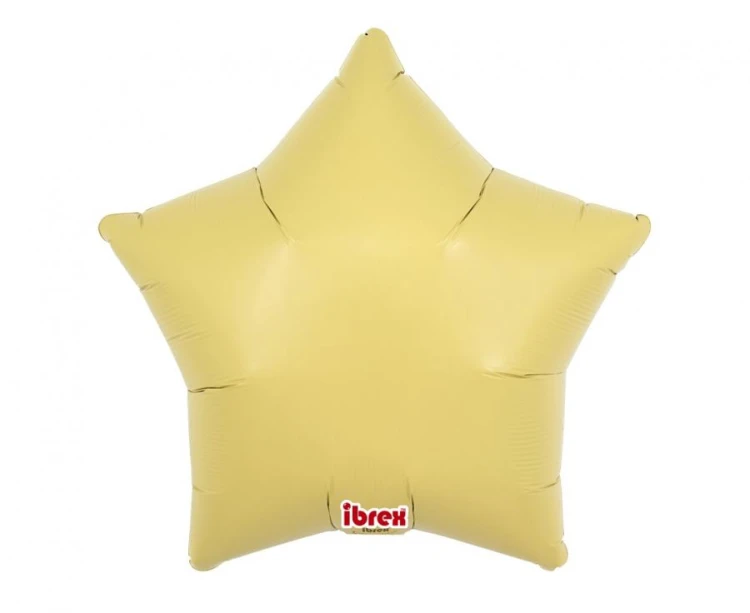 Balony foliowe gwiazdy 15" Ice Orange – 5 szt. do helu