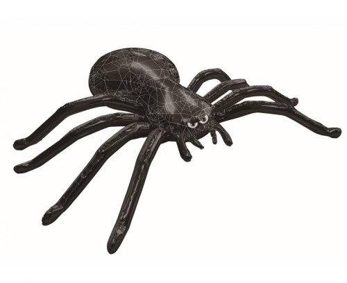 Balon foliowy Pająk XXL czarny – dekoracja Halloween 196 cm