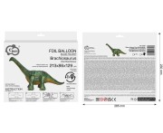 Balon Dinozaur Brachiozaur XXL + pompka – gigantyczna dekoracja