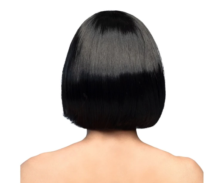Peruka Cabaret czarne włosy bob 27 cm – stylowy dodatek na imprezę