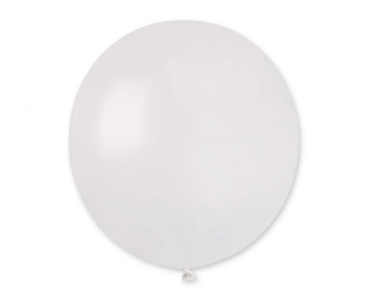 Balony Metaliczne Białe 19 cali – 100 sztuk, eleganckie dekoracje komunijne