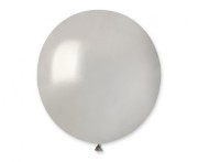 Balony Metaliczne Srebrne 19 cali – 100 sztuk, eleganckie dekoracje