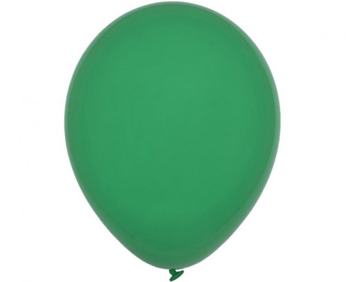 Balony pastelowe zielone (Forest Green) 18 cali – 25 sztuk, klasyczne