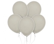Balony pastelowe szare (Sand) 18 cali – 25 sztuk, eleganckie dekoracje