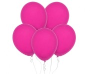 Balony pastelowe fuksja 18 cali – 25 sztuk, żywa dekoracja imprezowa