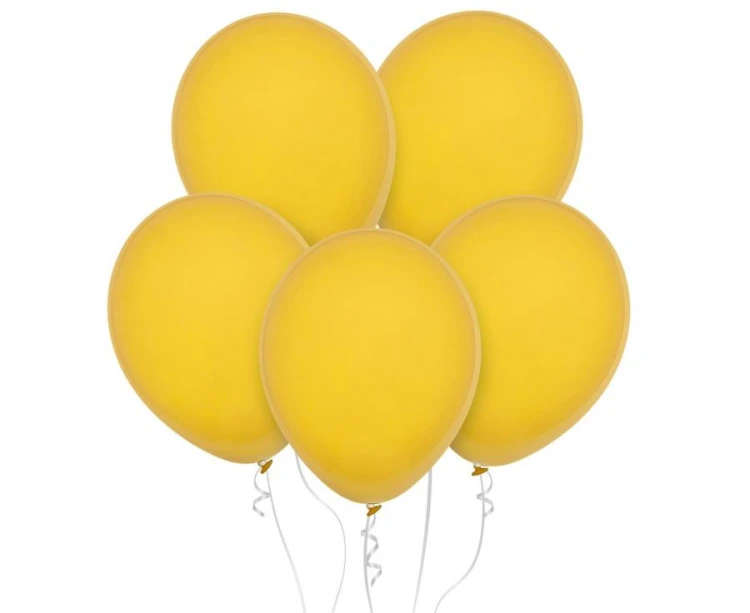 Balony pastelowe żółte 18 cali – 25 sztuk, jasne dekoracje imprezowe