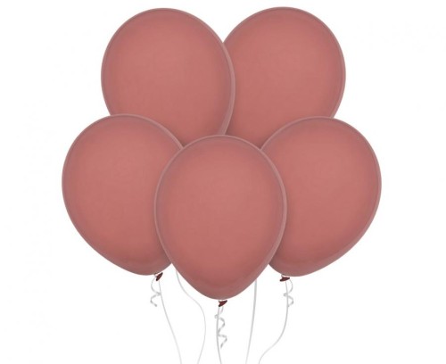 Balony pastelowe brudny różowy 18 cali – 25 sztuk, eleganckie dekoracje