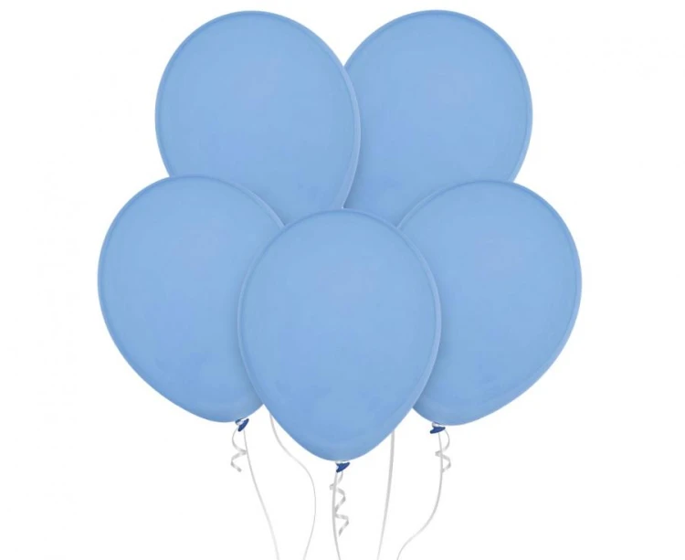 Balony pastelowe niebieskie (Sky Blue) 18” – 25 sztuk, klasyczne