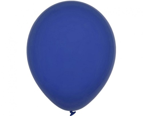 Balony pastelowe niebieskie 18” (Midnight Blue) – 25 sztuk, klasyczne