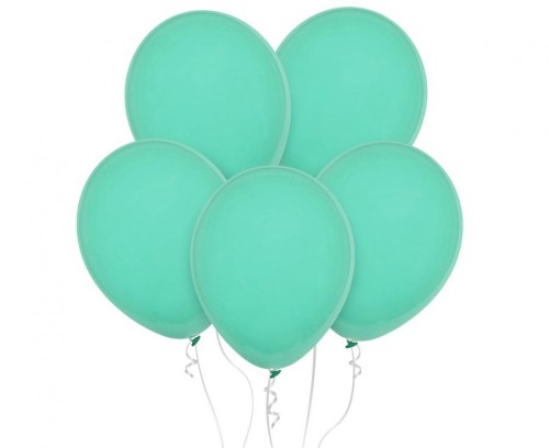 Balony pastelowe zielone (Matte Green) 18 cali – 25 sztuk, klasyczne