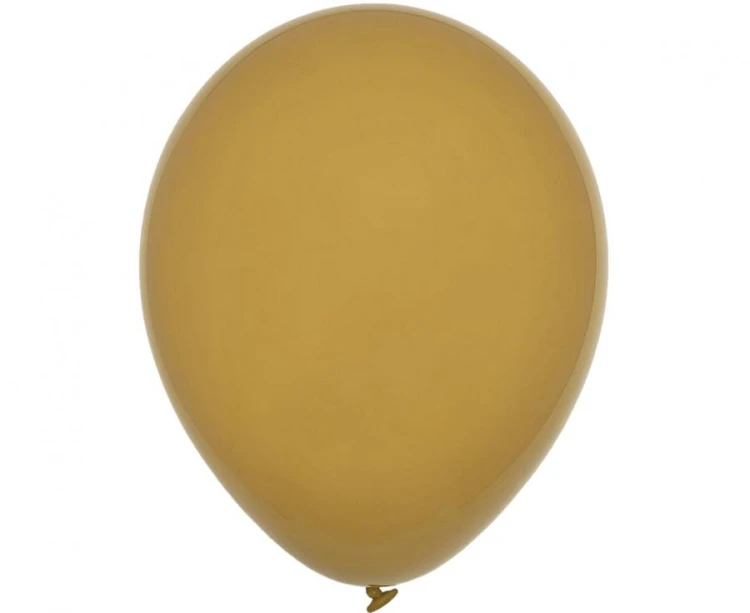 Balony pastelowe kawowe (Mocha) 18 cali – 25 sztuk, klasyczne
