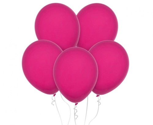 Balony pastelowe różowe (Magenta) 18” – 25 sztuk, klasyczne