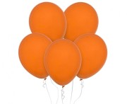 Balony pastelowe pomarańczowe 18” – 25 sztuk, klasyczne i efektowne