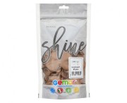 Balony serca różowo-złote chromowane 30 cm – 25 sztuk dekoracyjnych