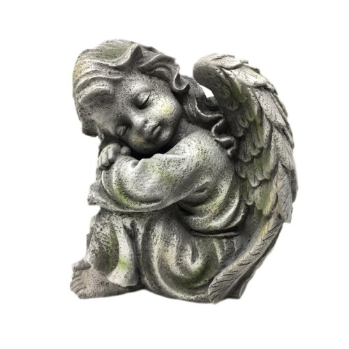 Figurka Ogrodowa Aniołek 24 cm – Dekoracja z Symbolem Spokoju i Harmonii  (1).jpg