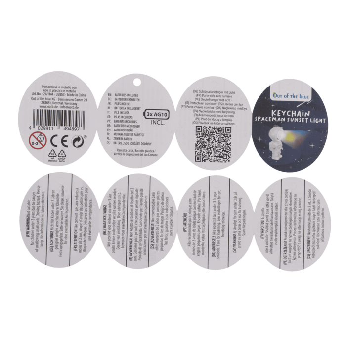 Brelok Astronauta z Lampką – Metalowy Gadżet z Efektem Zachodu Słońca  (5).png