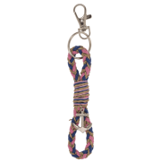 Brelok marynistyczny z kotwicą – pleciony sznur, karabińczyk  (6).png