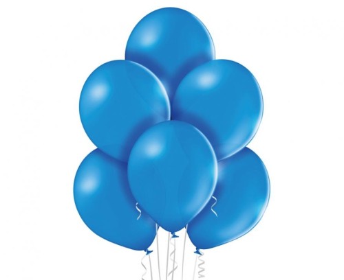 Balony pastelowe niebieskie Belbal 30 cm (Pastel Mid Blue) – 100 sztuk