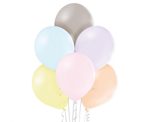 Balony pastelowe makaroniki Belbal 30 cm (D11) – 100 sztuk