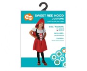 Strój dla dzieci Słodki Kapturek 130/140 cm – sukienka z peleryną