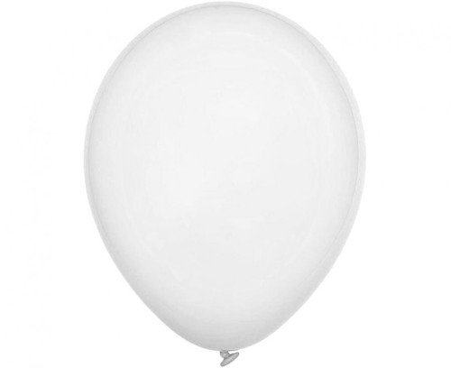 Balony pastelowe białe 46 cm – zestaw 25 sztuk