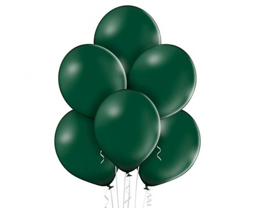 Balony pastelowe ciemnozielone Belbal 30 cm (B105) – 100 sztuk