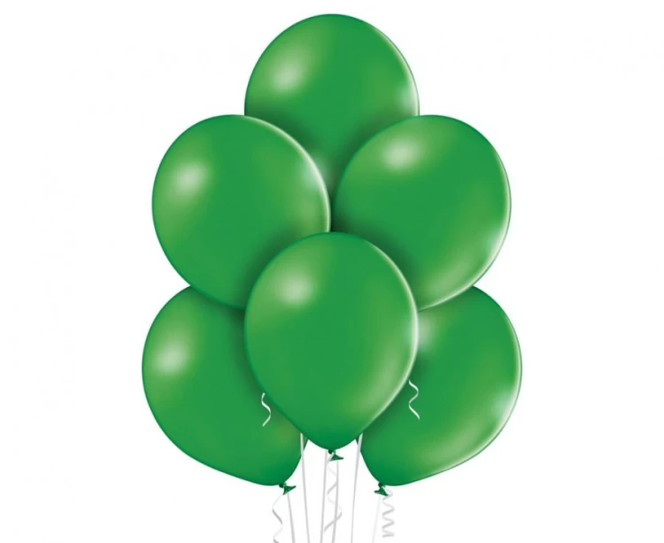 Balony pastelowe zielone 30 cm – 100 szt. dekoracje na przyjęcia