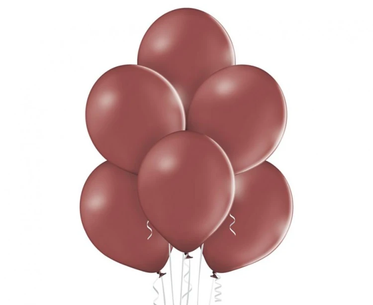 Balony pastelowe brązowe 30 cm – 100 sztuk na dekoracje i przyjęcia