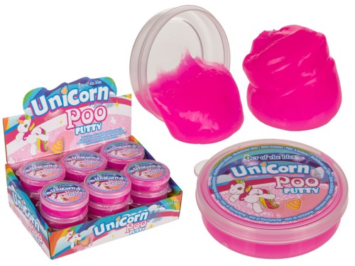 Kupa Jednorożca – Różowa Masa Plastyczna 7 cm Antystresowa  (1).jpg