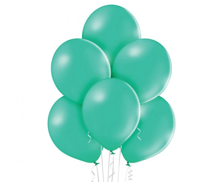 Balony Pastelowe Zielone 12” Belbal – Dekoracja na Imprezy i Uroczystości