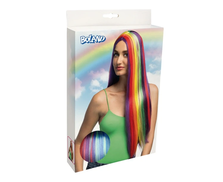 Peruka Unity Long – długa tęczowa peruka w intensywnych kolorach