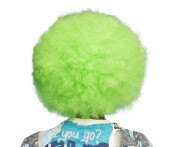 Peruka Sugar – zielone neonowe afro na karnawał, disco i festiwale