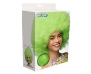 Peruka Sugar – zielone neonowe afro na karnawał, disco i festiwale