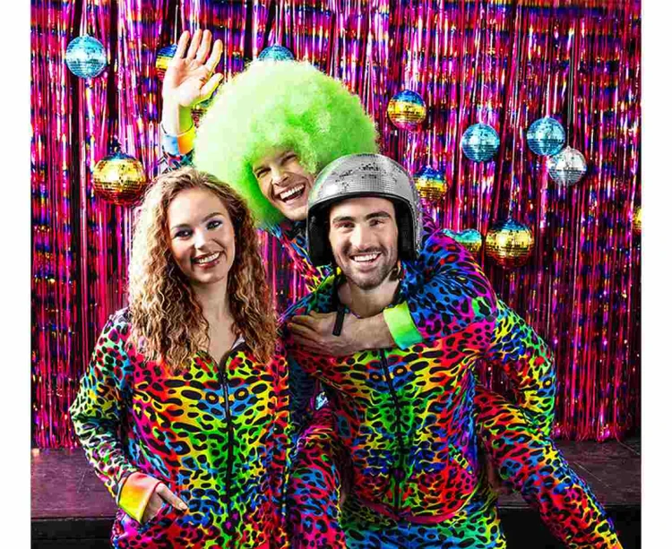 Peruka Sugar – zielone neonowe afro na karnawał, disco i festiwale