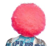 Peruka Sugar – różowe neonowe afro na karnawał, disco i festiwale