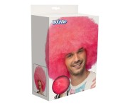 Peruka Sugar – różowe neonowe afro na karnawał, disco i festiwale