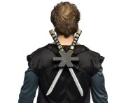 Zestaw mieczy ninja z pochwami – miecze cosplay i dekoracja 52 cm