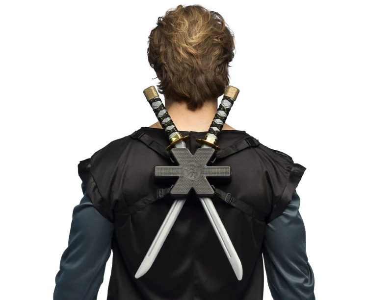 Zestaw mieczy ninja z pochwami – miecze cosplay i dekoracja 52 cm