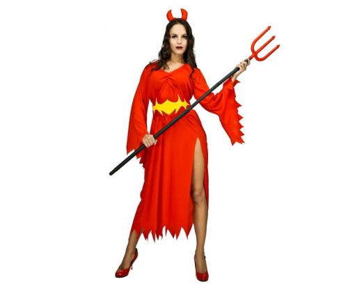 Strój diablicy dla kobiet – czerwony kostium na Halloween i karnawał