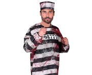 Strój upiornego więźnia dla dorosłych – kostium na Halloween i karnawał