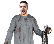 Strój przeraźliwego złoczyńcy dla dorosłych – mroczny kostium na Halloween