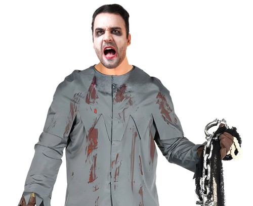 Strój przeraźliwego złoczyńcy dla dorosłych – mroczny kostium na Halloween