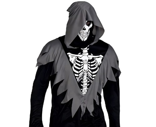 Mroczny strój żniwiarza dla dorosłych – uniwersalny kostium na Halloween