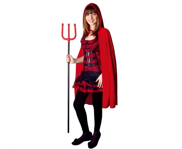 Strój diablicy dla kobiet – czerwony kostium na Halloween i karnawał