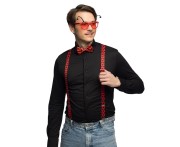 Zestaw Biedronka – uniwersalne przebranie z muszką, szelkami i okularami