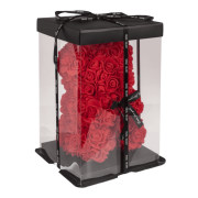 Miś z róż 25 cm w eleganckim pudełku – romantyczny prezent na każdą okazję  (2).png